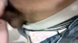 lad deep throating pecker in public rest room25