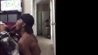 Black Thug Gives Head to His Pal and Gulps His Jizm25