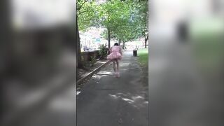 Donna Sissy Bitch Public Walk