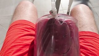 Thick pumping scrotum astj tube total