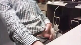 father drains rod at the office trio