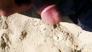 Str8 boys milking in beach for a bitch