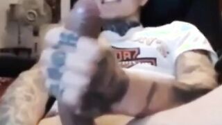 Mexican tat largest pecker cum-shot