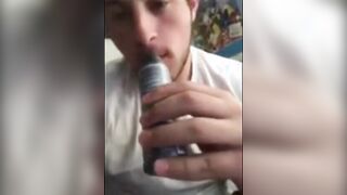 Heterosexual youngster wanting to inhale penis