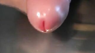 cum shots close-ups uncircumcised foreskin seed orgasm jerkoff