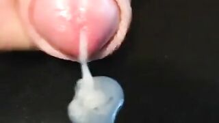 cum shots close-ups uncircumcised foreskin seed orgasm jerkoff