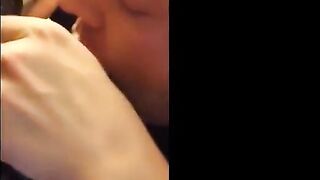 White Boy Blowing Black Fuck-Stick