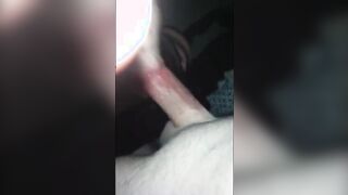 Sissy throating daddys fuckpole