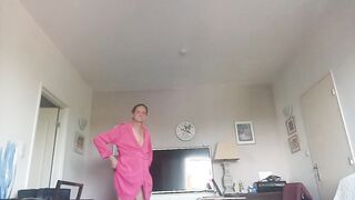 naked under my rosy dressing-gown