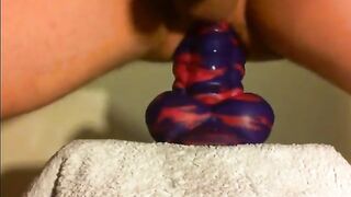 amateur Ass Fucking bang-out fucktoy joy with flint the bad dragon