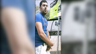 Public masturbating off in home depot garden center