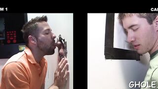 Queer gives a gloryhole gargle