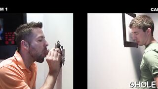 Queer gives a gloryhole gargle