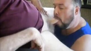 Daddy and Grandpa BlowJob