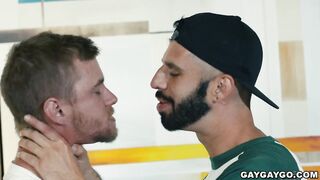 Homeless Ryan kissed Romeo passionately who helped him