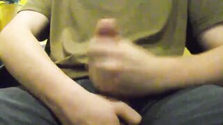 Jerking off with warm oil and a huge orgasm 2