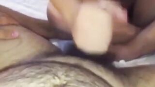 Chinese Chub gives Wolf HANDJOB then gets filthy