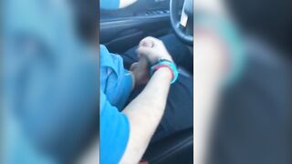 Fapping and jizzing in the truck with a acquaintance