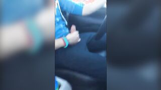 Fapping and jizzing in the truck with a acquaintance