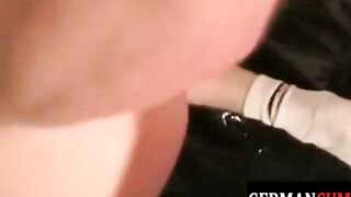 German amateur men enjoy macro shot sans a condom ass-fuck hook-up