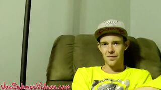 JOE SCHMOE MOVIES - Yankee amateur inhaled and jerked for jizm by mature fag