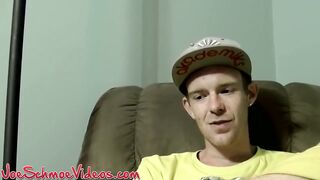 JOE SCHMOE MOVIES - Yankee amateur inhaled and jerked for jizm by mature fag