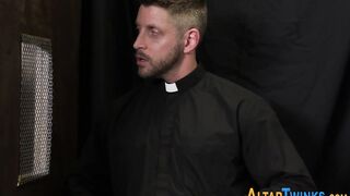 Catholic teenage gets asshole licked and penetrated