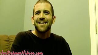 JOE SCHMOE MOVIES - Dangled amateur Wade faps receives oral from mature dude