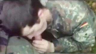 Str8 German soldiers first time swallow cum 23