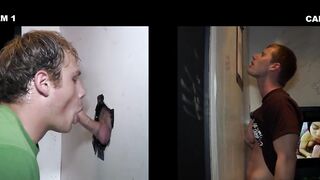 Going nasty through a gloryhole23