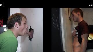 Going nasty through a gloryhole23