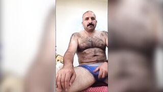 Str8 mustache married daddy play on bed 12