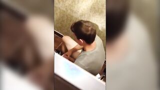 Str8 Spy Man In Public Wc