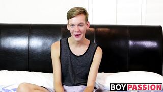 Interview with a new adorable sexy twink Tyler Thayer