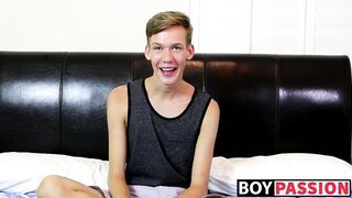 Interview with a new adorable sexy twink Tyler Thayer