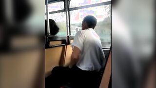 Caught Fapping Off In The Bus