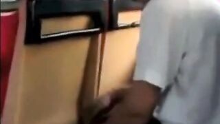 Caught Fapping Off In The Bus