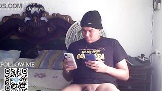 CZECH DUDES hand job blasting her face!!!!