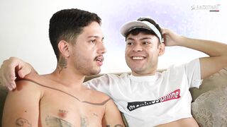 Backstage - Joseph Santos & Tavinho & Hanry Onlyjapa - No Condom (Bed Test)