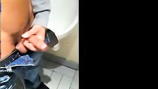 Marcus Warren filmed masturbating by the urinals