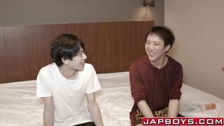 Cute and sexy Japanese passionately ass fuck each other