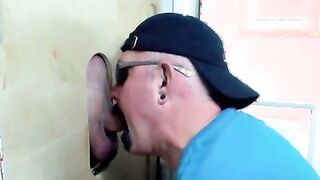 It has always been his dream to be sucked in a glory hole