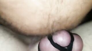 Dad fucks his boy with tied balls to cum