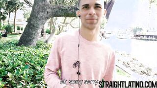 Latino straighty getting bareback banged hard in POV