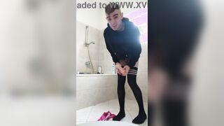 Femboy with ass-fuck and forearm job