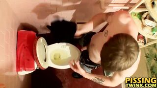 Cooper Reeves and Nolan love pissing on each other