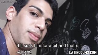 Heterosexual latino boys tearing up for first-ever time on camera