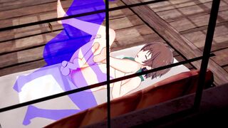 KonoSuba Yaoi - Kazuma pulverized with internal ejaculation in his bootie - Chinese Chinese manga anime game pornography pillow-biter