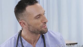 Janitor Argos Santini fucks doctor Colby Tucker in hospital