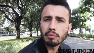 Straight latino breeding for money before POV facial